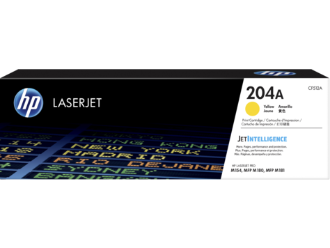 HP 204A Yellow Original LaserJet Toner Cartridge (900 pages) CF512A 618EL